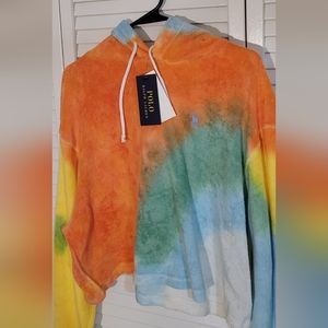 Womens Tye-Dye Hoodie Sweater